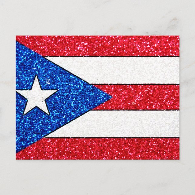 Carte postale parties scintillant Porto Rico (Devant)