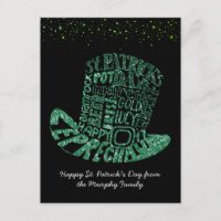 Parties scintillant shamrock Leprechaun | Saint Pa