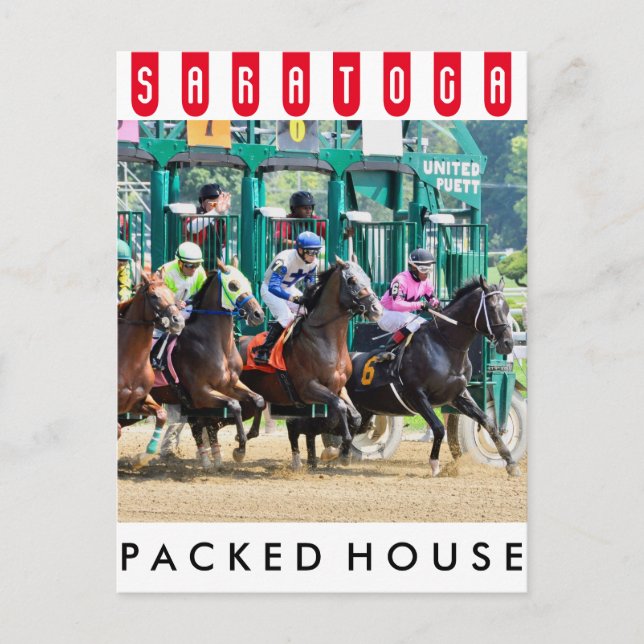 Carte Postale Partir à Saratoga (Devant)