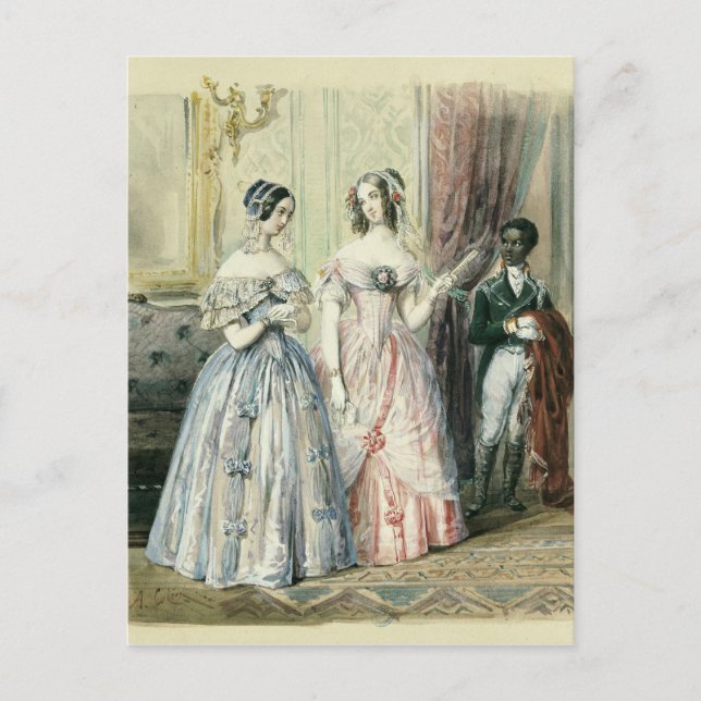 Carte Postale Partir pour la boule, 1830-48 (Devant)