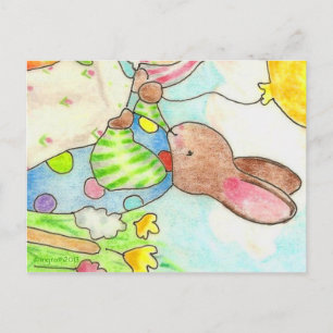 Carte postale Party Bunny