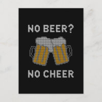 Pas de bière, pas de joie, pull moche