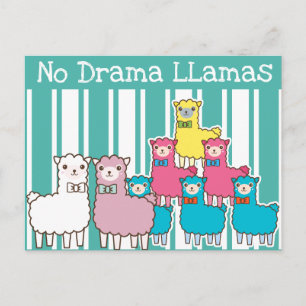 Carte Postale Pas de lamas dramatiques
