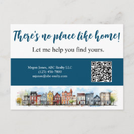 Carte Postale Pas de lieu comme Accueil Immobilier Marketing Ble