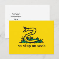 Pas de pas sur les mèmes de serpent Gadsden parodi