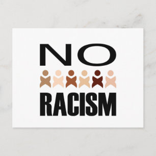 CARTE POSTALE PAS DE RACISME