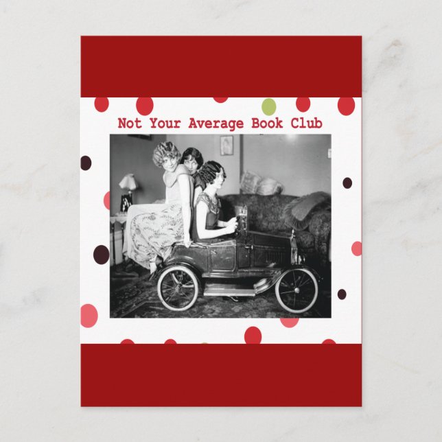 Carte Postale Pas votre club de lecture (Devant)