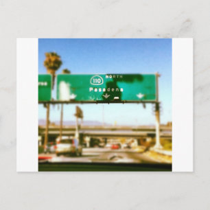 Carte Postale Pasadena en route