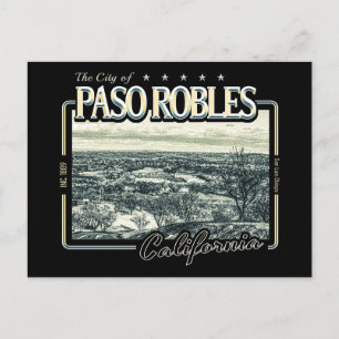 CARTE POSTALE PASO ROBLES CALIFORNIA VINTAGE - EL PASO DE ROBLES