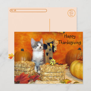 Carte Postale Passage à niveau - Thanksgiving de la côtelette de