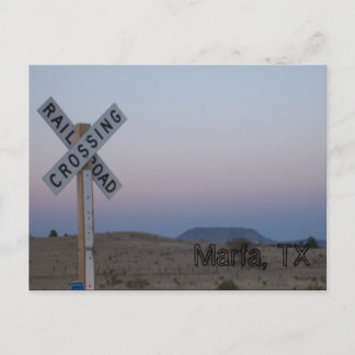 Carte Postale Passage ferroviaire Marfa, TX