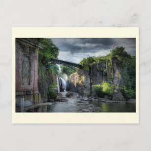 Carte Postale Passaic Falls, Paterson, New Jersey Vintage