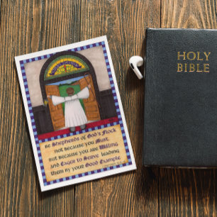 Carte Postale Passeport Inspirationnel des bergers de Dieu