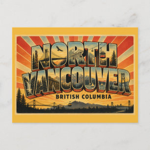 Carte Postale Passerelle montagneuse de North Vancouver BC