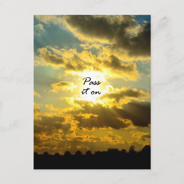 Carte Postale Passez-le (Devant)