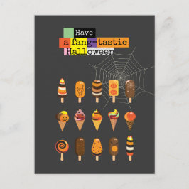 Carte Postale "Passez un Halloween "fantastique" avec de la glac