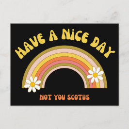 Carte Postale Passez une bonne journée pas vous Scotus Retro Sty