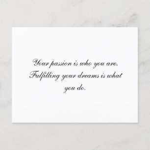 Carte Postale Passion