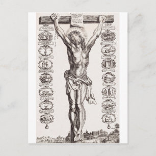 Carte Postale Passion de Jésus crucifixion du Christ