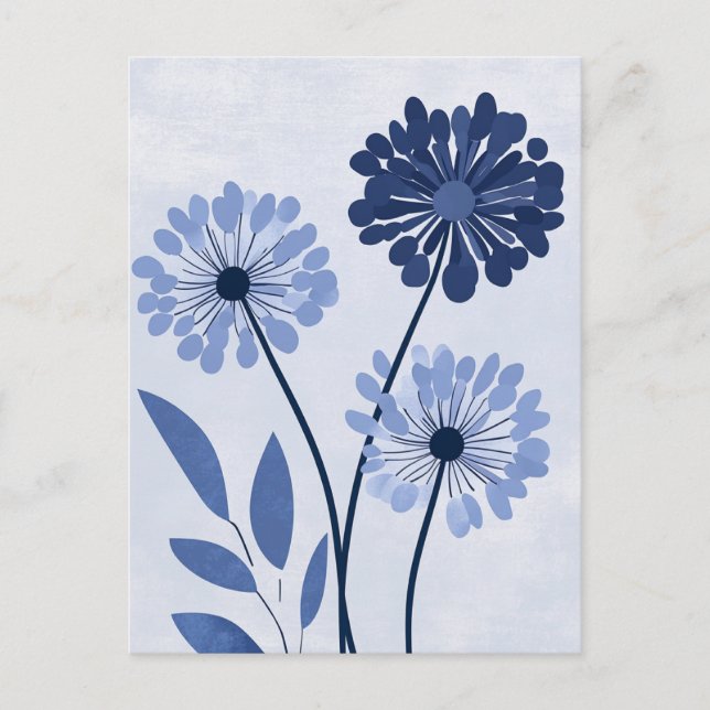 Carte Postale Pastel Flora dans la douceur #102 (Devant)