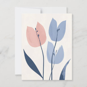 Carte Postale Pastel Flora dans la douceur #108