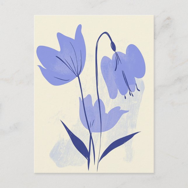 Carte Postale Pastel Flora dans la douceur #110 (Devant)