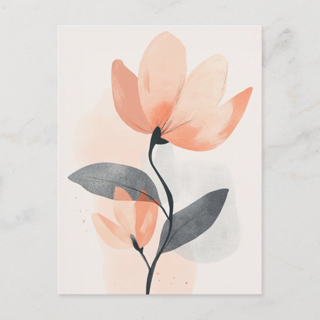 Carte Postale Pastel Flora dans la douceur #111 (Devant)