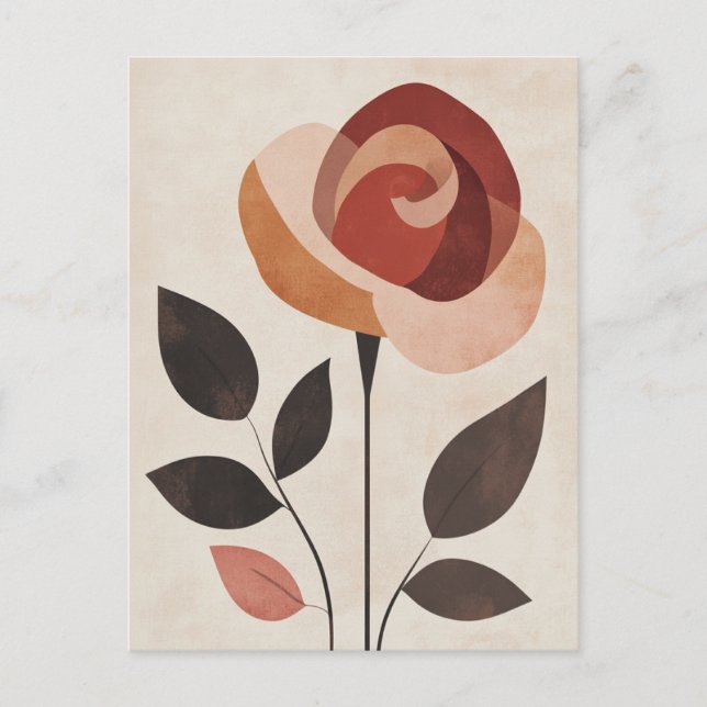 Carte Postale Pastel Flora dans la moelleux #095 (Devant)