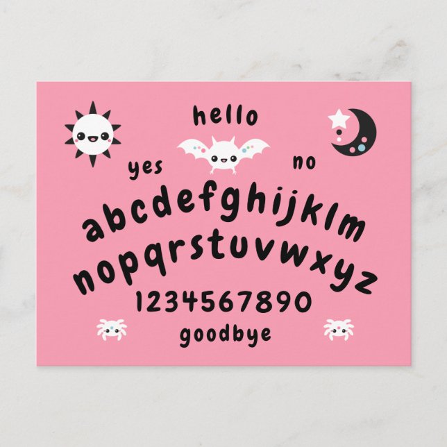 Carte Postale Pastel Goth Mystical Talboard (Devant)