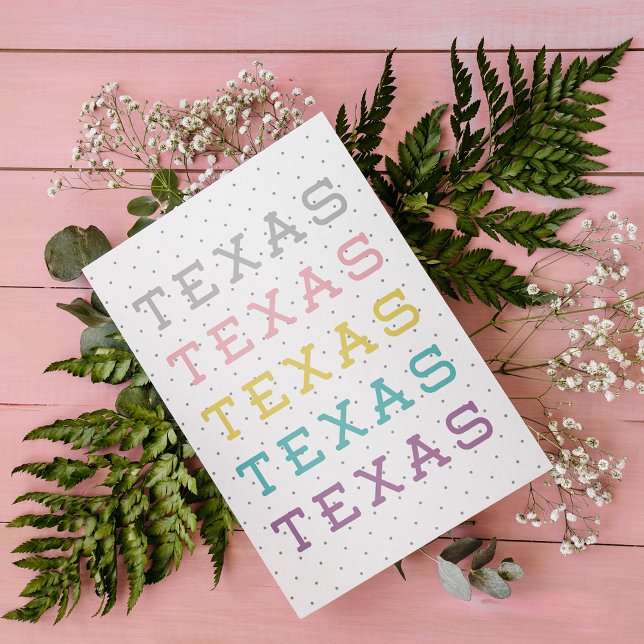 Carte Postale Pastel Texas, Texas (Créateur téléchargé)