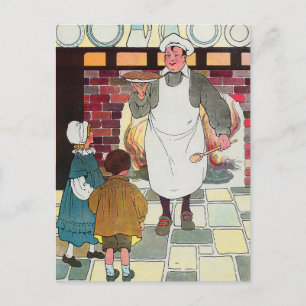 Carte Postale Pat-a-cake, pat-a-cake, l'homme de Baker