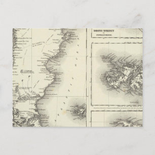 Carte Postale Patagonie îles Orcades du Sud Malouines