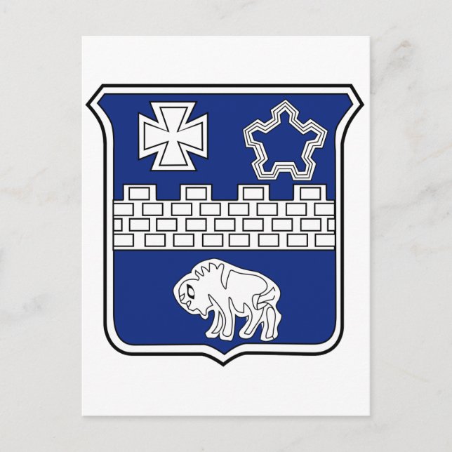 Carte Postale Patch militaire du 17e régiment d'infanterie (Devant)