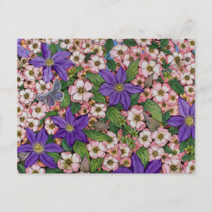 Carte Postale Patch violet 2011