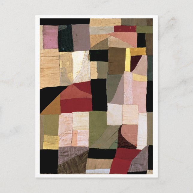 Carte Postale Patchwork (Le berceau du fils) | Sonia Delaunay | (Devant)