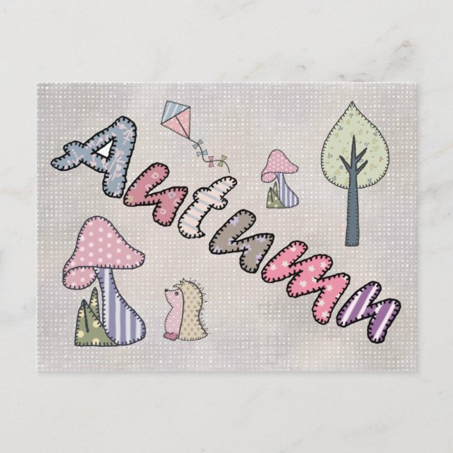 Carte Postale Pâté d'automne (Devant)