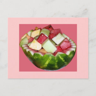 Carte Postale Pâte de Fruit en rose