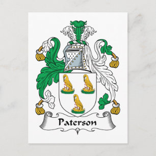 Carte Postale Paterson Family Crest