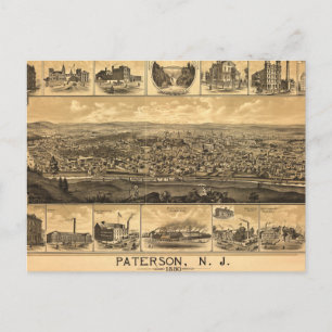 Carte Postale Paterson New Jersey Railroad Sites naturels