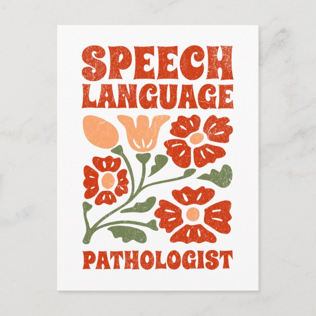 Carte Postale Pathologiste du langage vocal (Devant)