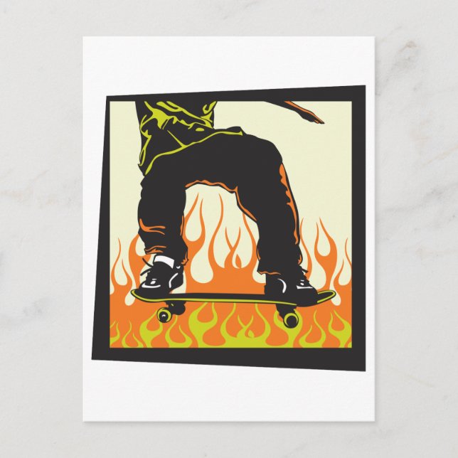 Carte Postale Patinage (Devant)