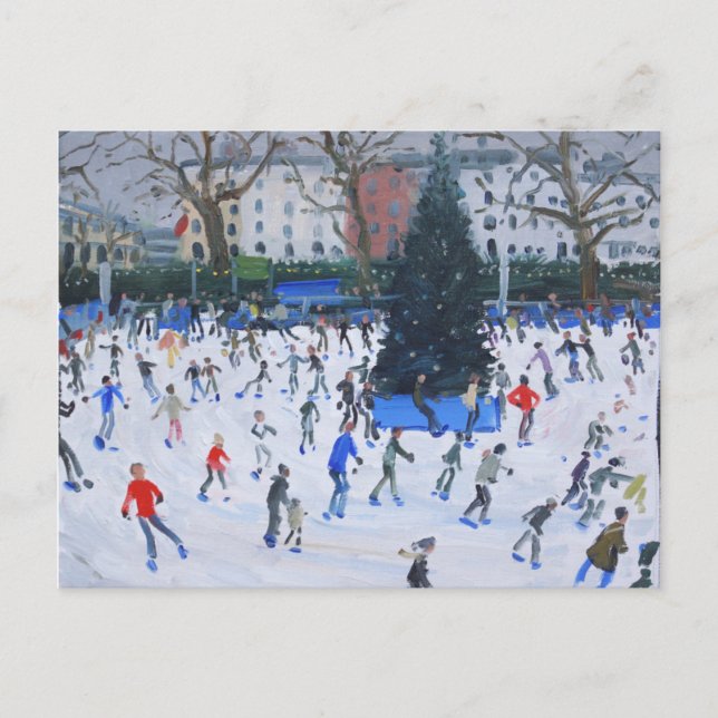 Carte Postale Patinage Musée d'histoire naturelle 2012 (Devant)