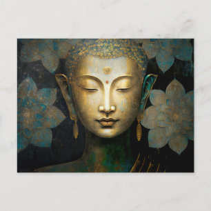 CARTE POSTALE PATINE DE PAIX   PORTRAIT DE MEDITATION