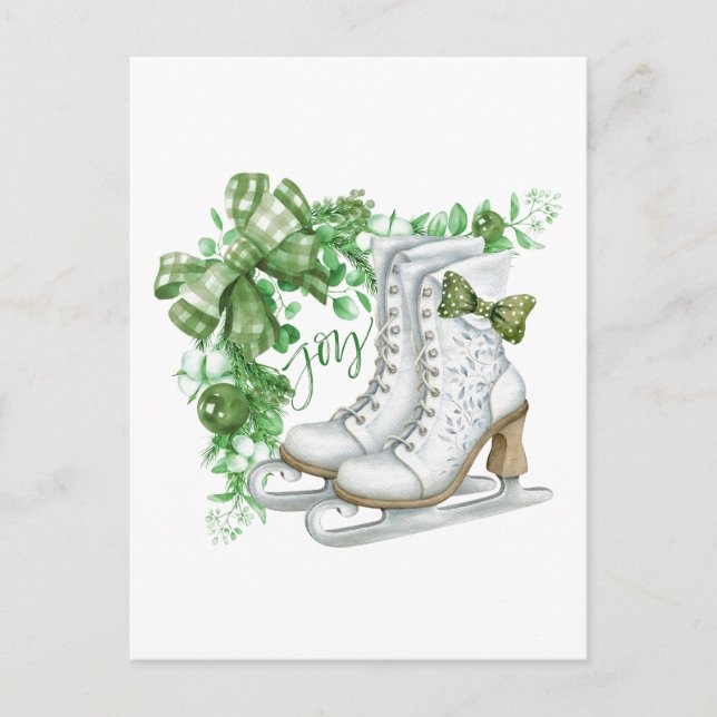 Carte Postale Patins vintage (Devant)