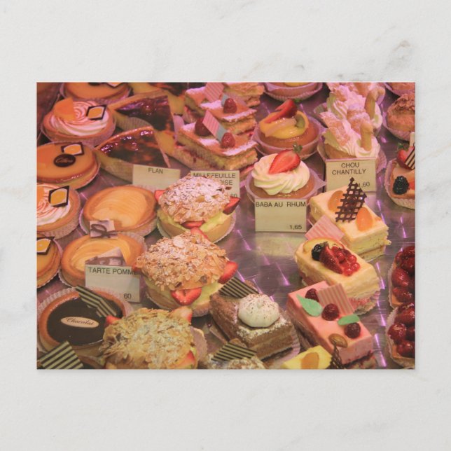 Carte Postale pâtisserie française (Devant)