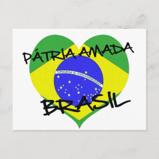 Carte Postale Pátria Amada Brasil