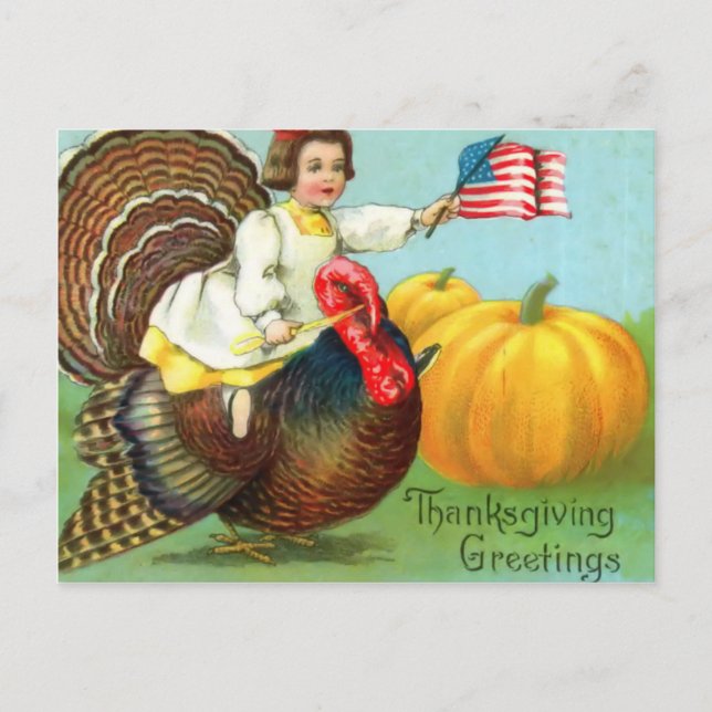 Carte postale Patriotique Thanksgiving (Devant)