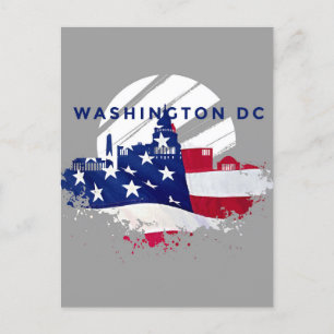Carte postale Patriotique Washington DC