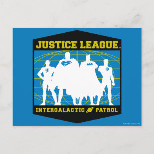 Carte Postale Patrouille intergalactique de la Ligue de Justice