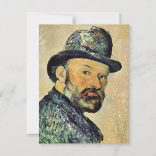 Carte Postale Paul Cezanne, Autoportrait,